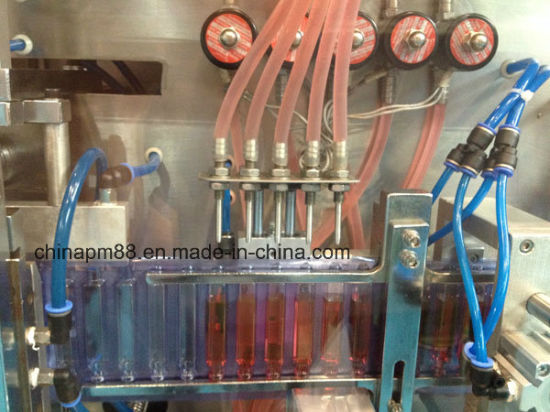 Máquina de enchimento e selagem de garrafas de plástico farmacêutica automática